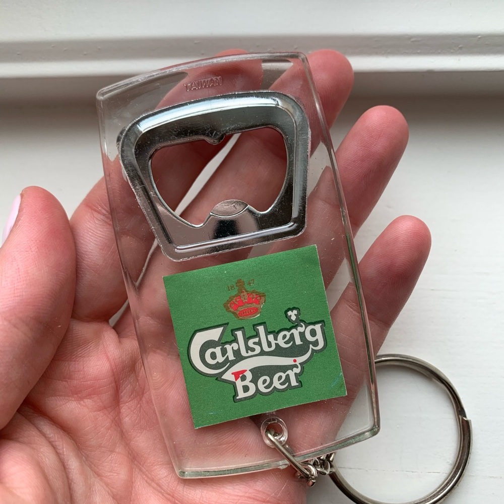Vintage Carlsberg Beer Bottle Opener Keychain View 5